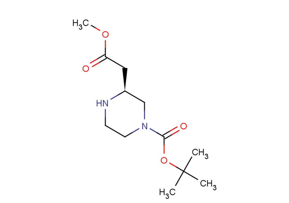 tert-butyl (3S)-3-(2-methoxy-2-oxoethyl)piperazine-1-carboxylate