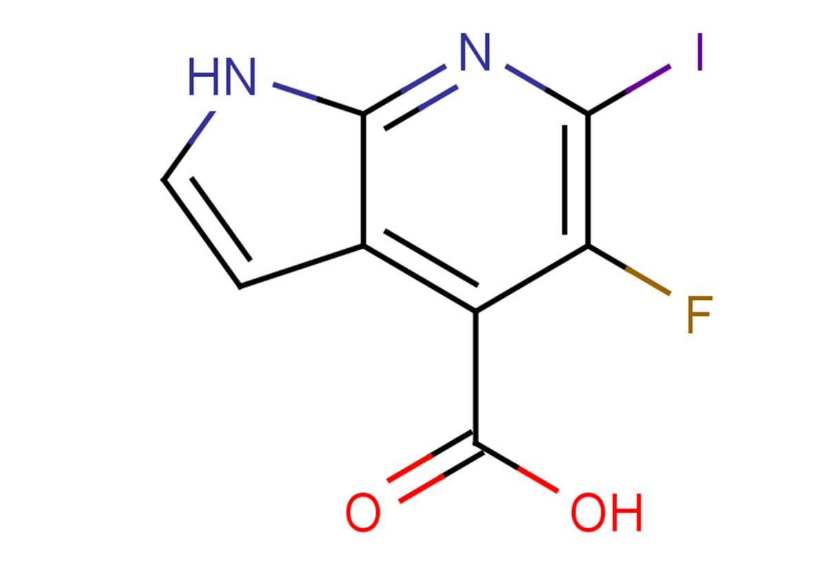 5-fluoro-6-iodo-1H-pyrrolo[2,3-b]pyridine-4-carboxylic acid