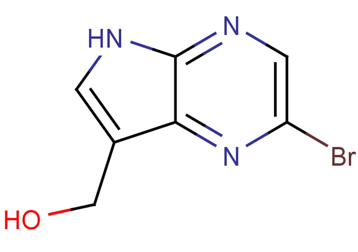 {2-bromo-5H-pyrrolo[2,3-b]pyrazin-7-yl}methanol