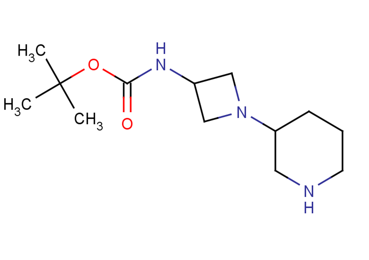 tert-butyl N-[1-(piperidin-3-yl)azetidin-3-yl]carbamate