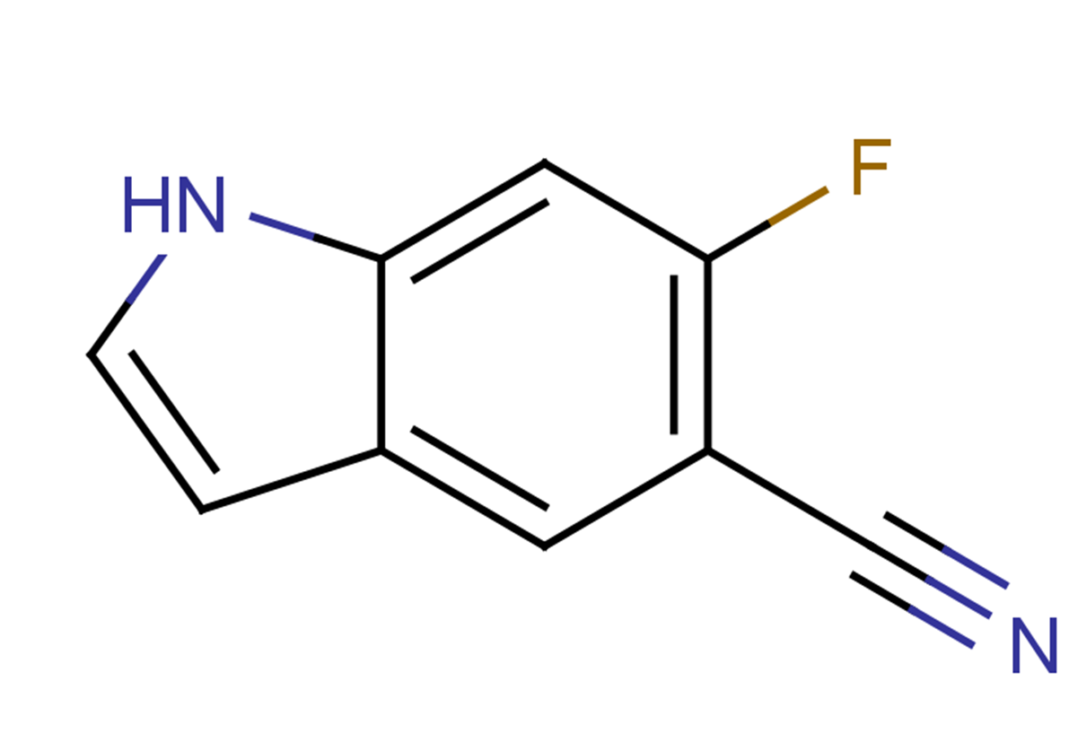 6-fluoro-1H-indole-5-carbonitrile