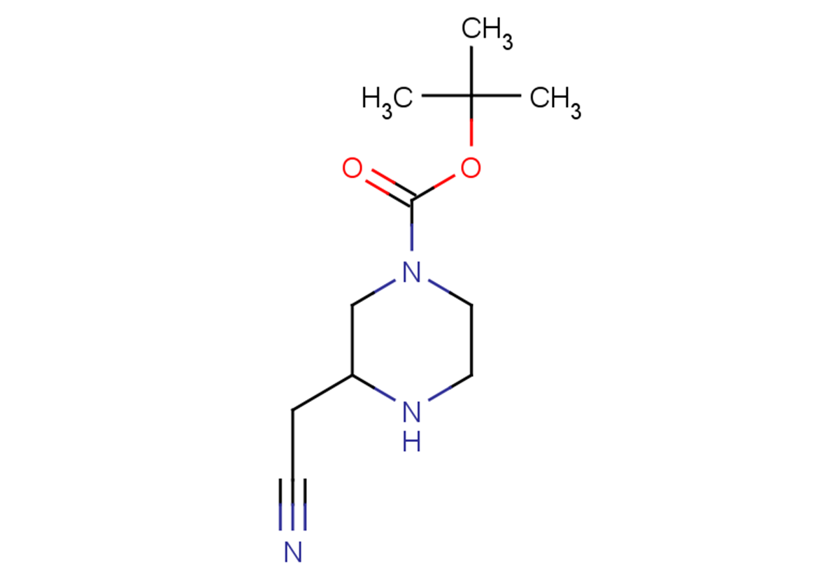 tert-butyl 3-(cyanomethyl)piperazine-1-carboxylate