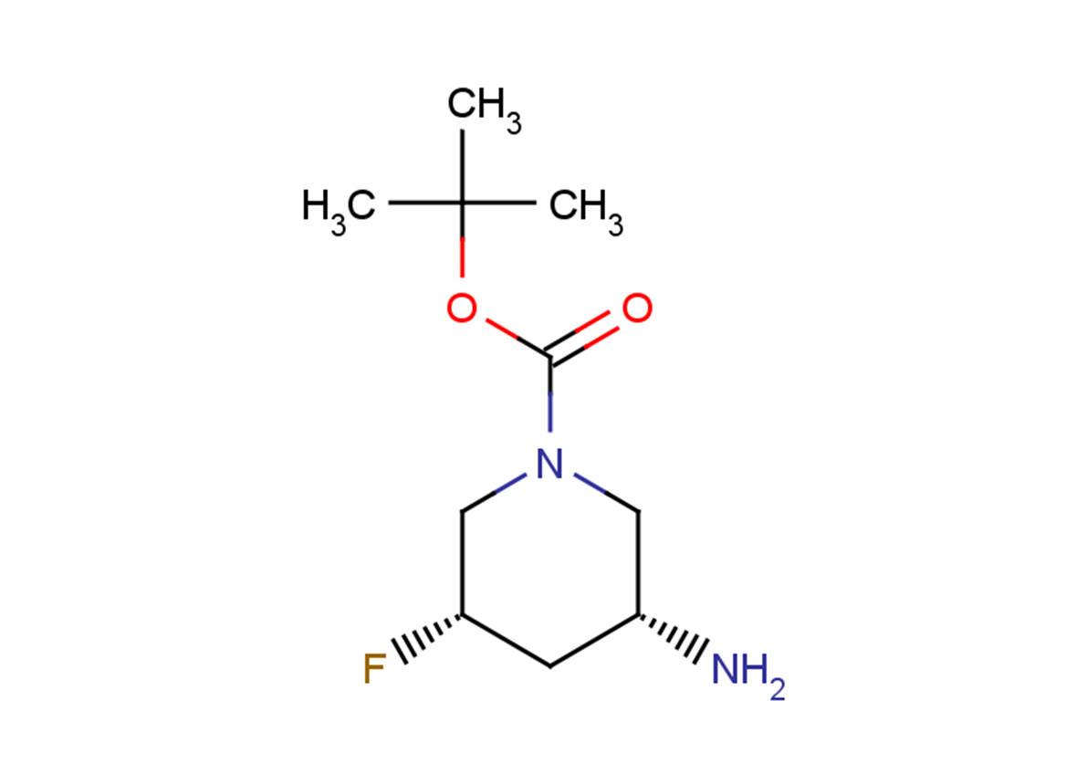 tert-butyl (3R,5S)-3-amino-5-fluoropiperidine-1-carboxylate