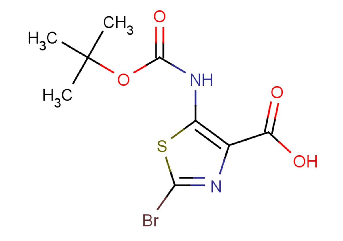 2-bromo-5-{[(tert-butoxy)carbonyl]amino}-1,3-thiazole-4-carboxylic acid