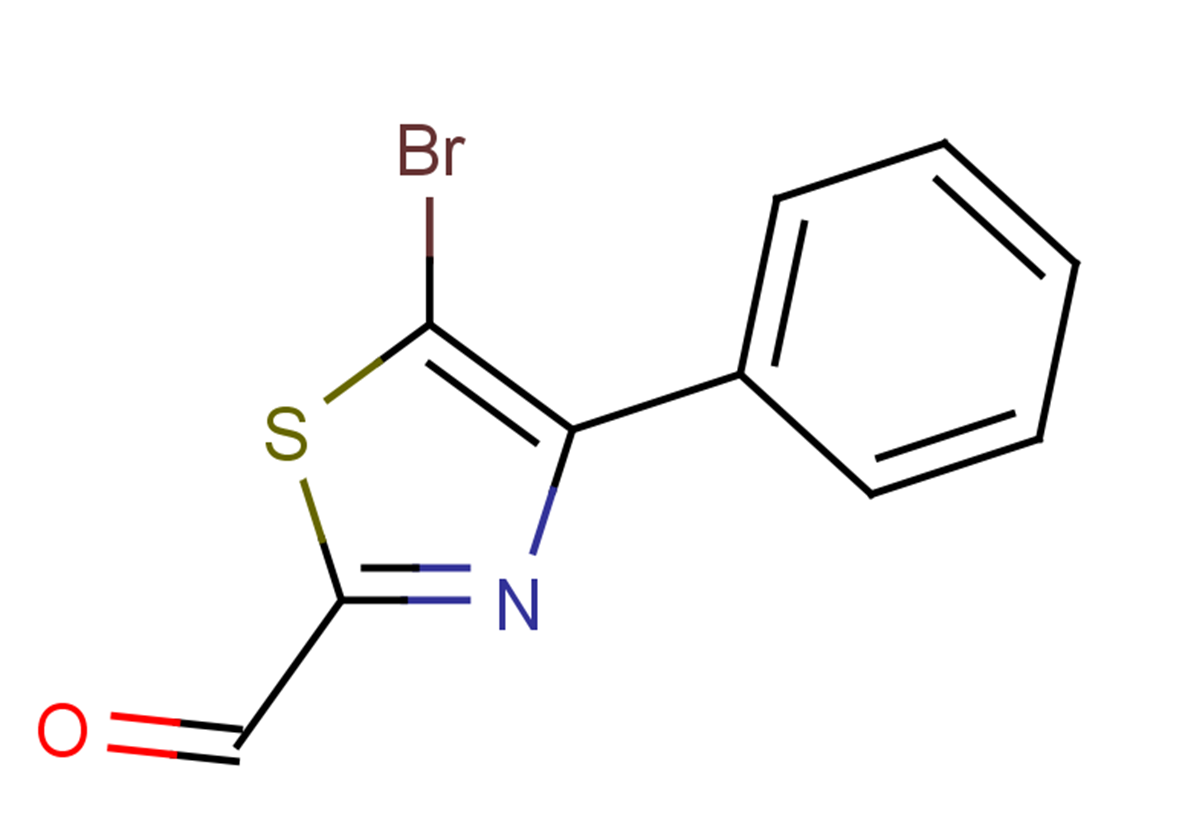 5-bromo-4-phenyl-1,3-thiazole-2-carbaldehyde