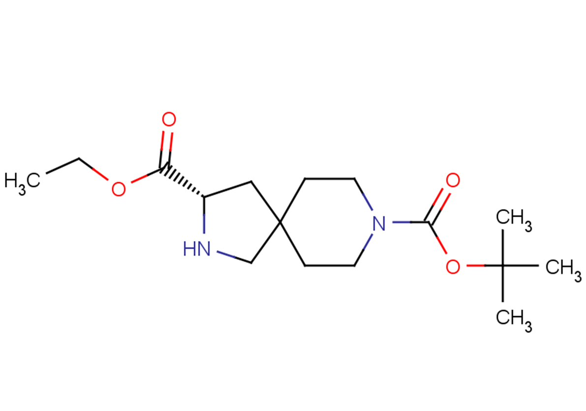 8-tert-butyl 3-ethyl (3S)-2,8-diazaspiro[4.5]decane-3,8-dicarboxylate