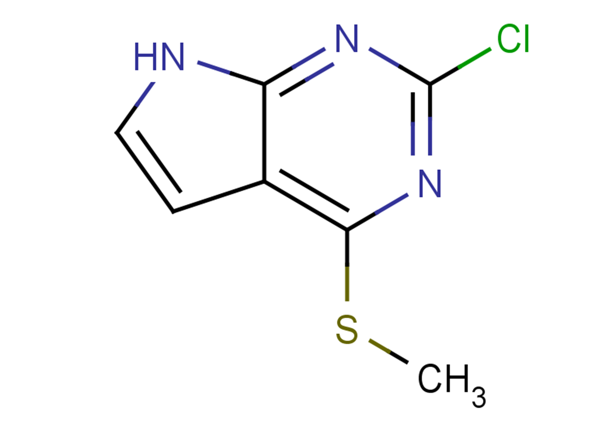 2-chloro-4-(methylsulfanyl)-7H-pyrrolo[2,3-d]pyrimidine