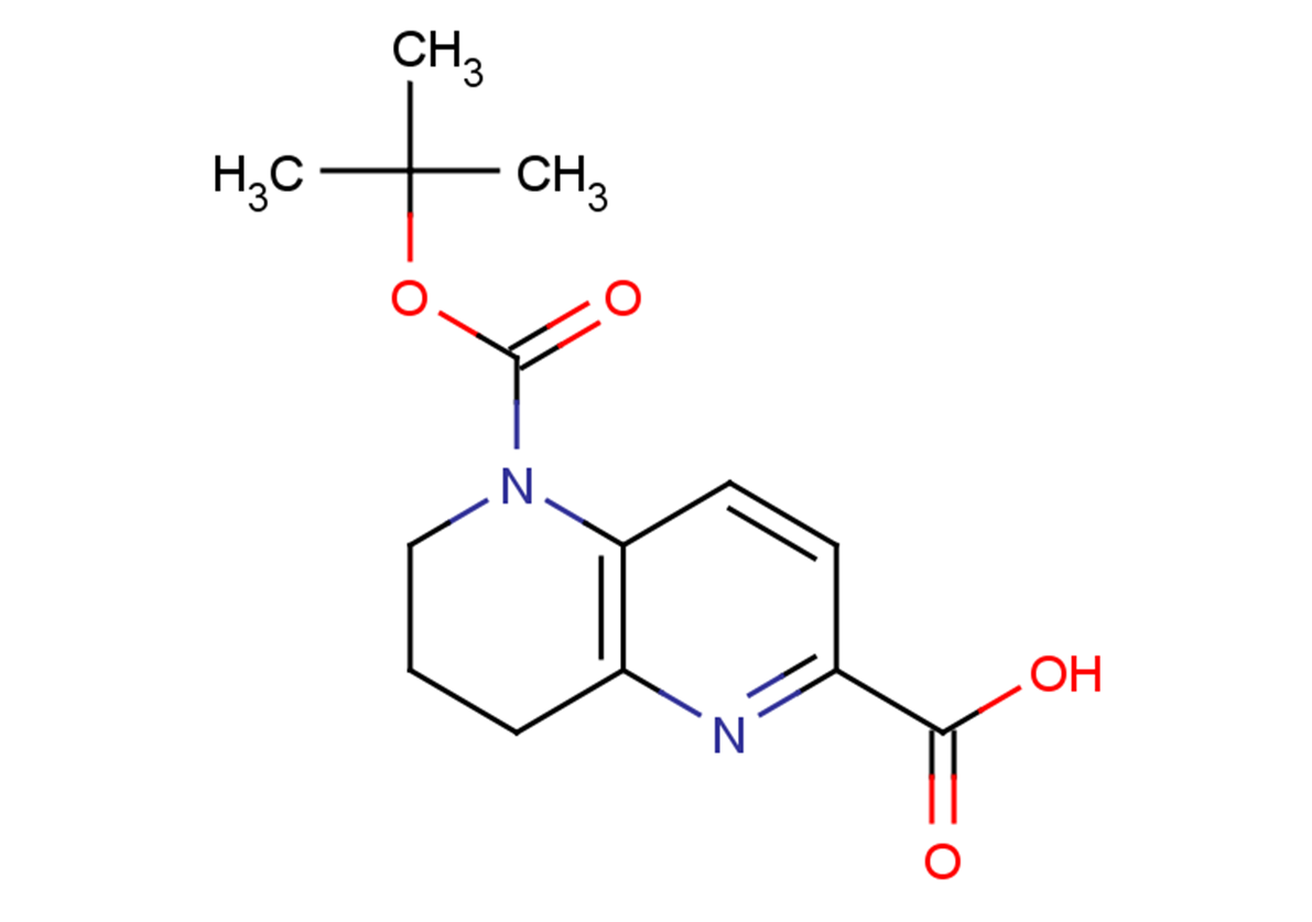 5-[(tert-butoxy)carbonyl]-5,6,7,8-tetrahydro-1,5-naphthyridine-2-carboxylic acid
