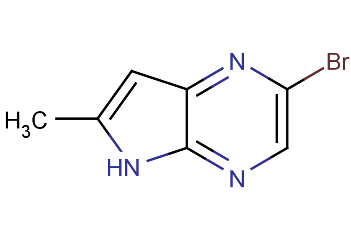 2-bromo-6-methyl-5H-pyrrolo[2,3-b]pyrazine