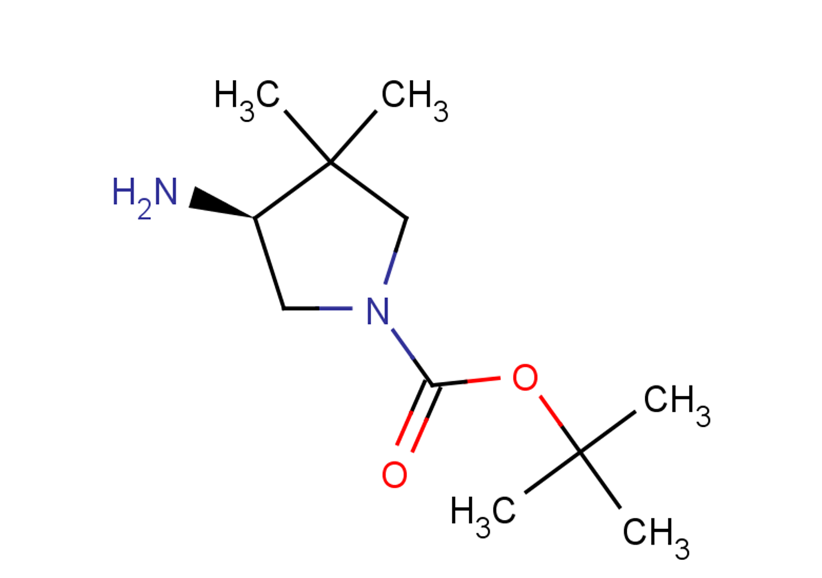 tert-butyl (4S)-4-amino-3,3-dimethylpyrrolidine-1-carboxylate