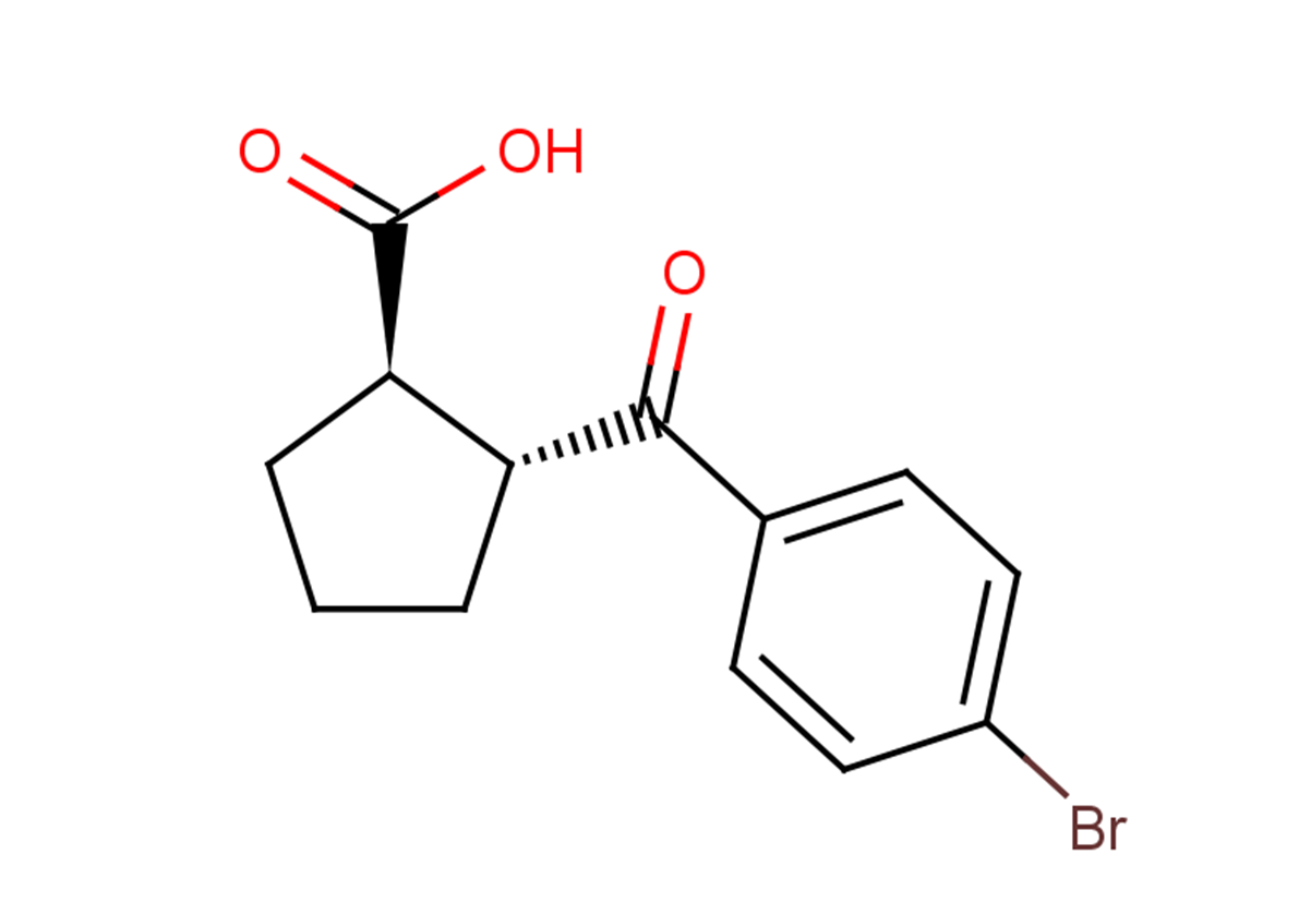 (1R,2R)-2-[(4-bromophenyl)carbonyl]cyclopentane-1-carboxylic acid