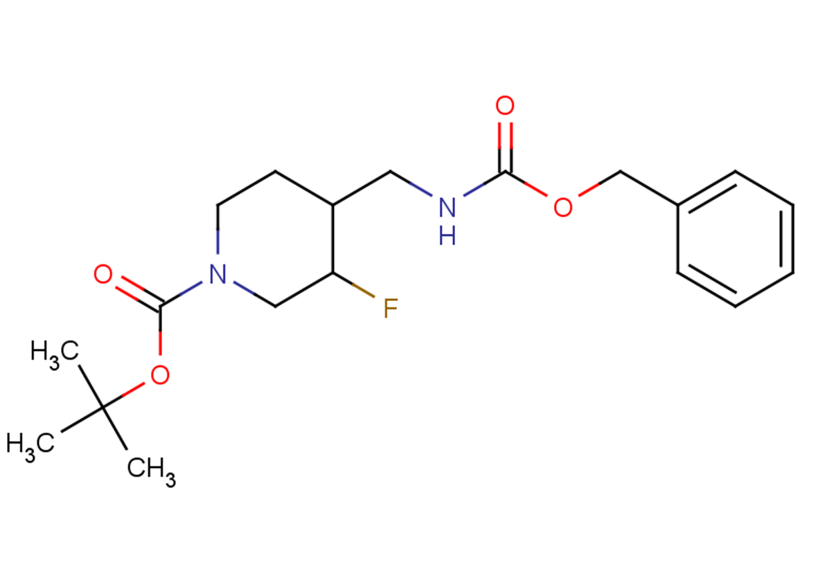 tert-butyl 4-({[(benzyloxy)carbonyl]amino}methyl)-3-fluoropiperidine-1-carboxylate