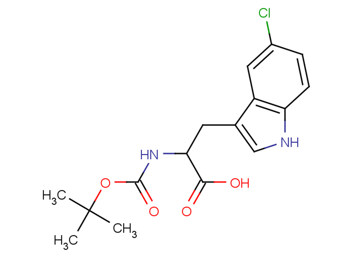 2-{[(tert-butoxy)carbonyl]amino}-3-(5-chloro-1H-indol-3-yl)propanoic acid