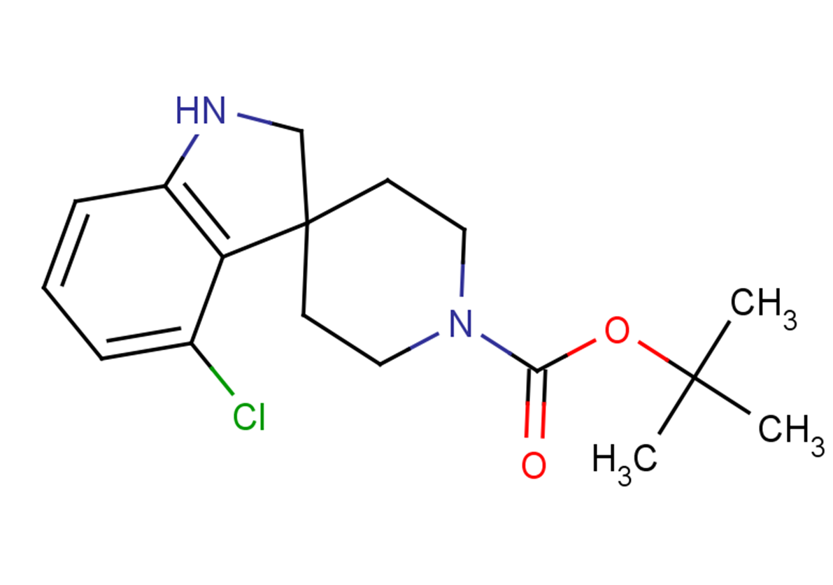 tert-butyl 4-chloro-1,2-dihydrospiro[indole-3,4'-piperidine]-1'-carboxylate