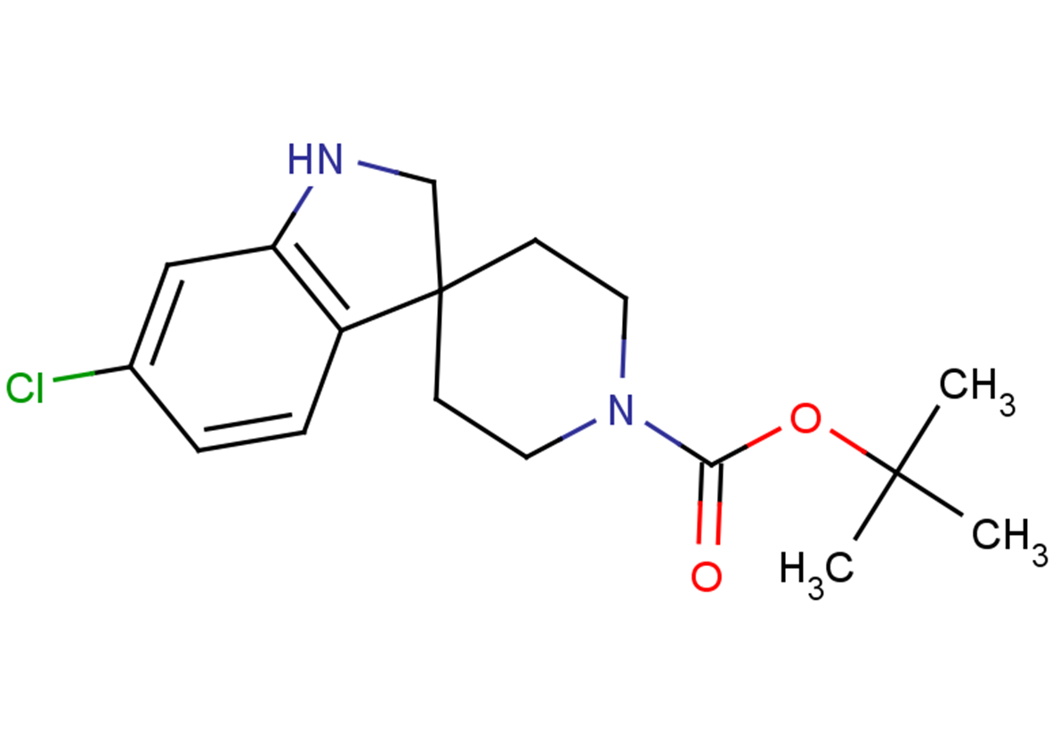 tert-butyl 6-chloro-1,2-dihydrospiro[indole-3,4'-piperidine]-1'-carboxylate