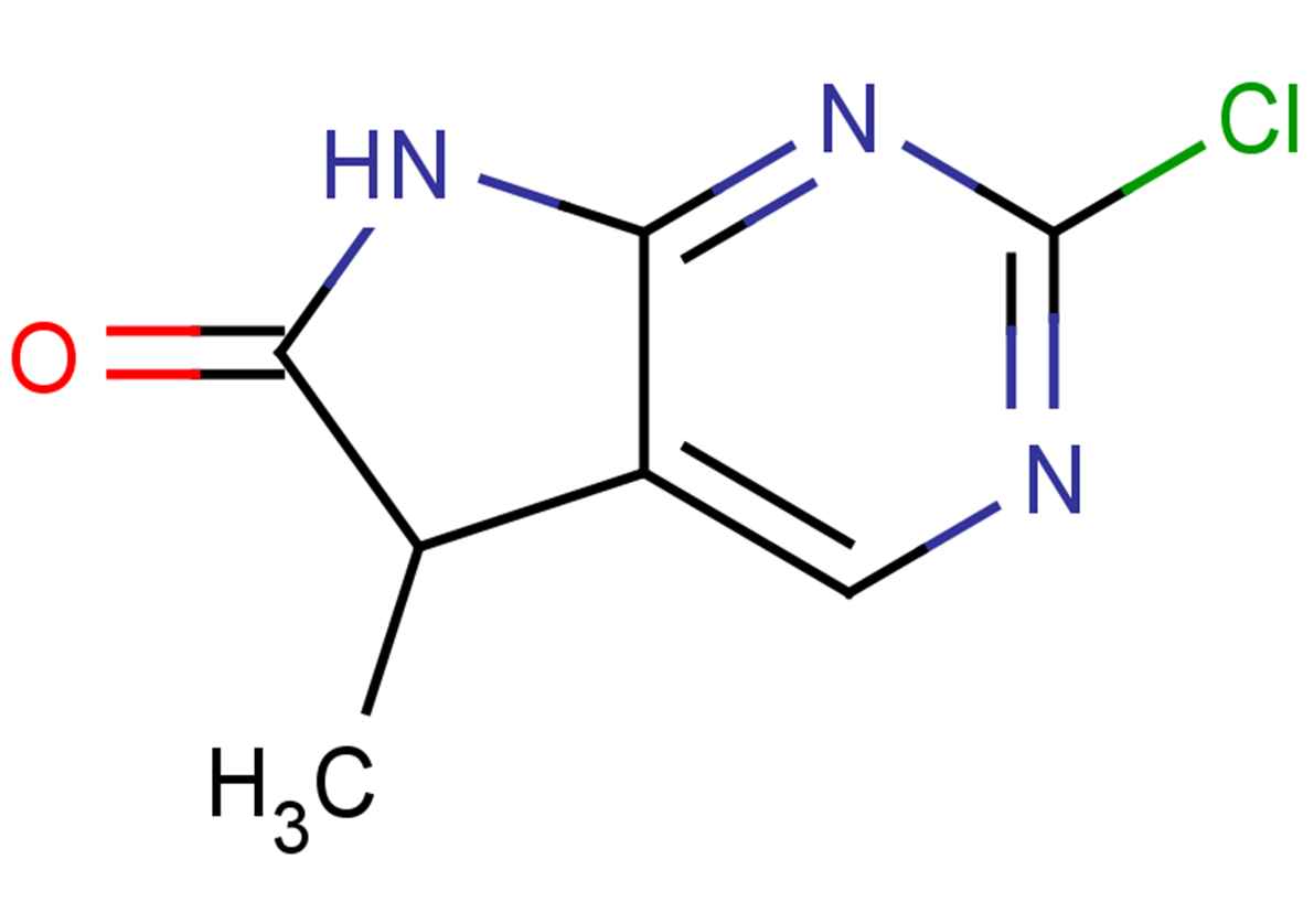 2-chloro-5-methyl-5H,6H,7H-pyrrolo[2,3-d]pyrimidin-6-one