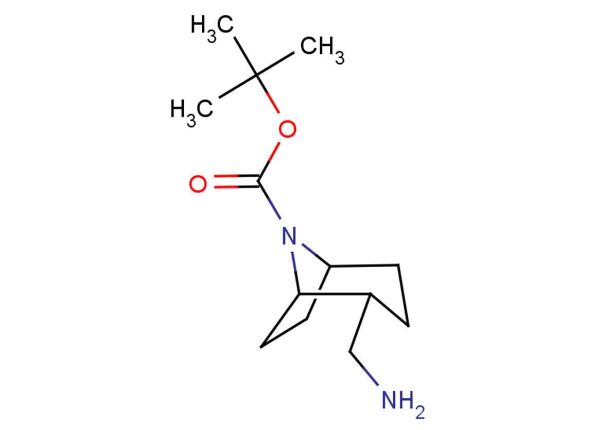 tert-butyl 2-(aminomethyl)-8-azabicyclo[3.2.1]octane-8-carboxylate