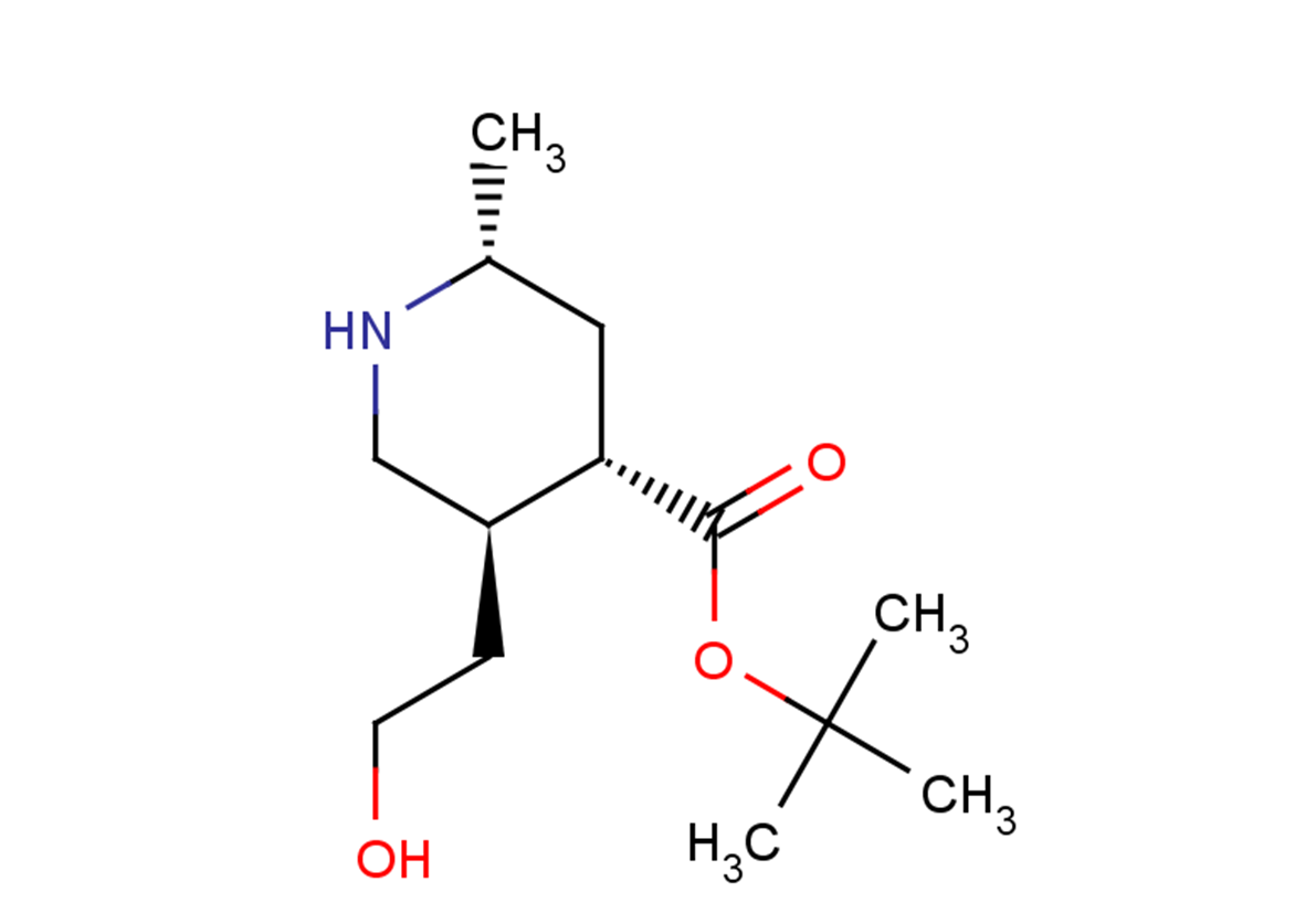 tert-butyl (2R,4S,5R)-5-(2-hydroxyethyl)-2-methylpiperidine-4-carboxylate