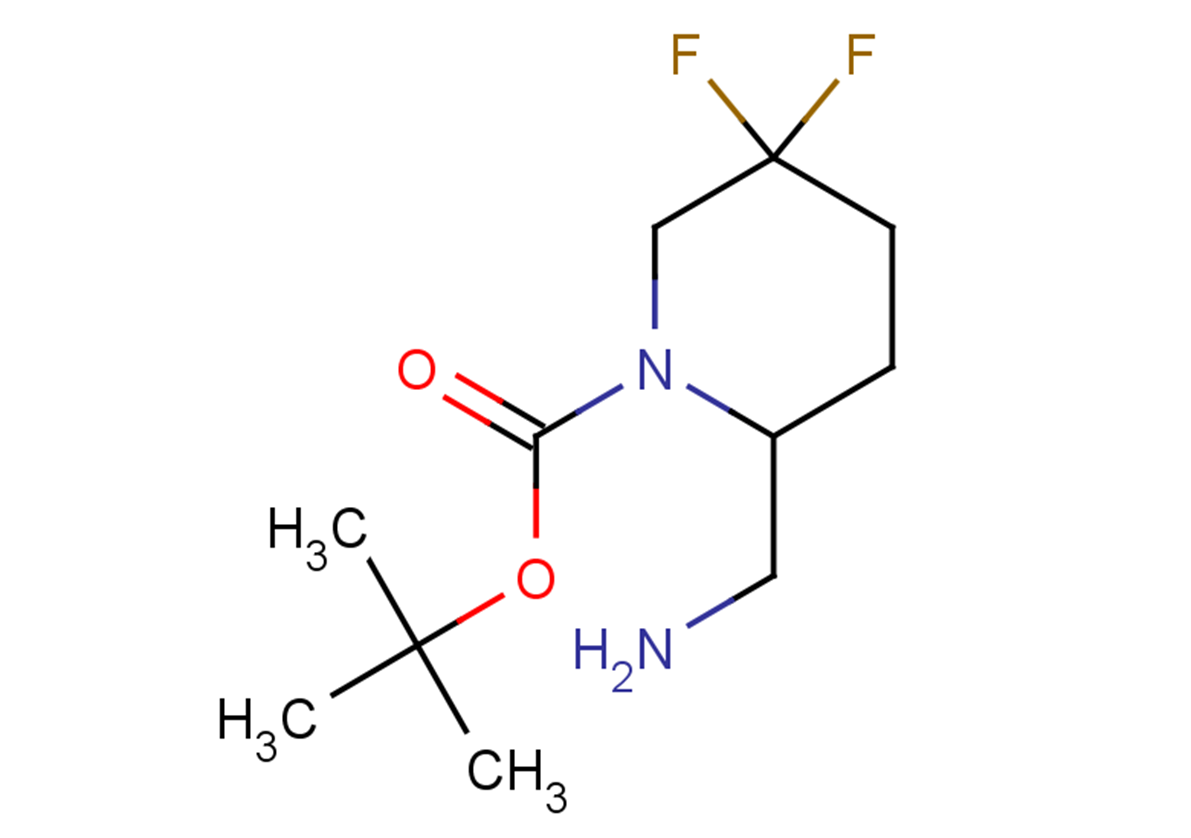 tert-butyl 2-(aminomethyl)-5,5-difluoropiperidine-1-carboxylate
