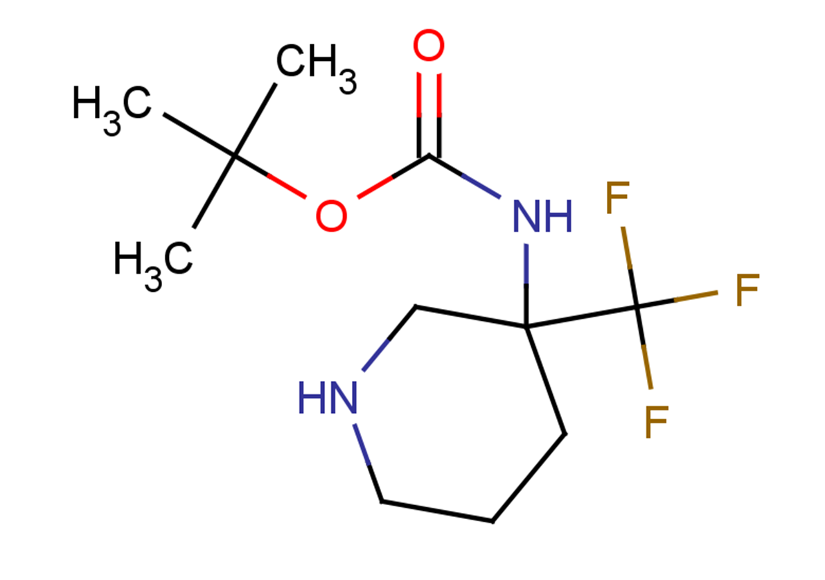 tert-butyl N-[3-(trifluoromethyl)piperidin-3-yl]carbamate