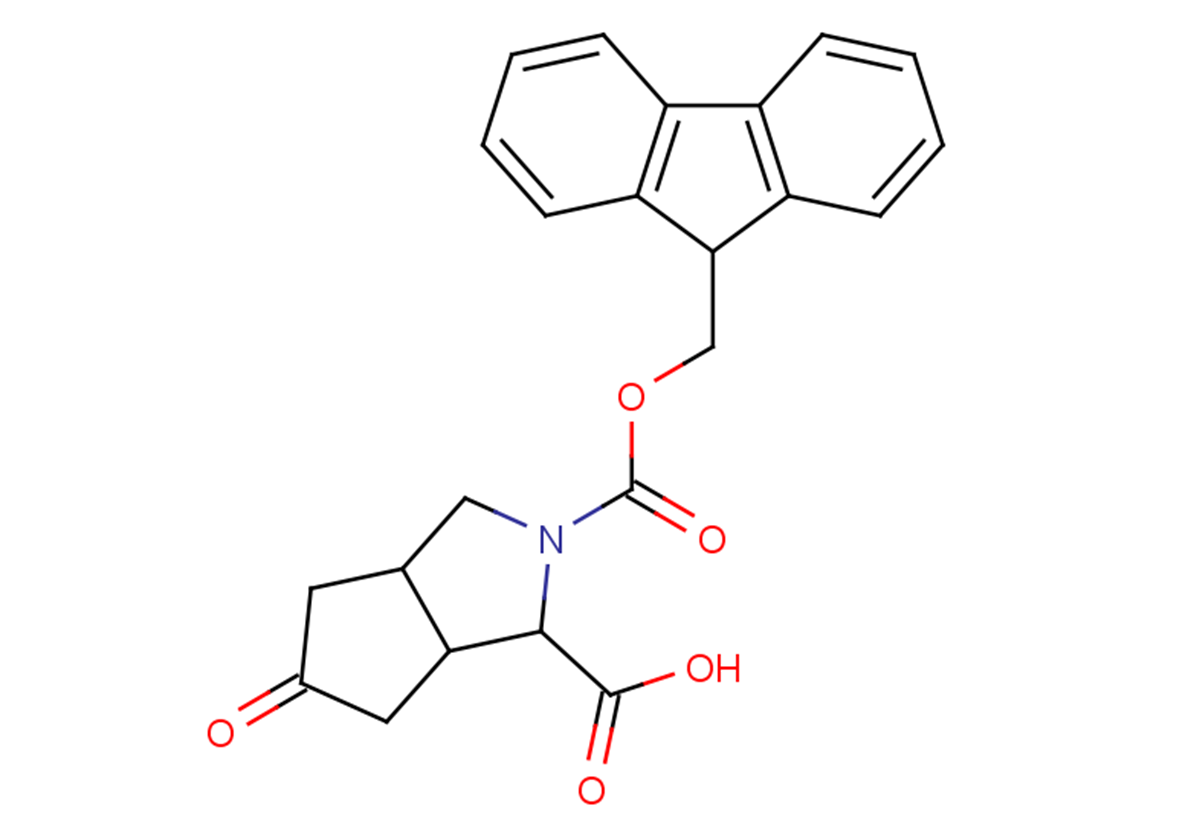 2-[(9H-fluoren-9-ylmethoxy)carbonyl]-5-oxo-octahydrocyclopenta[c]pyrrole-1-carboxylic acid