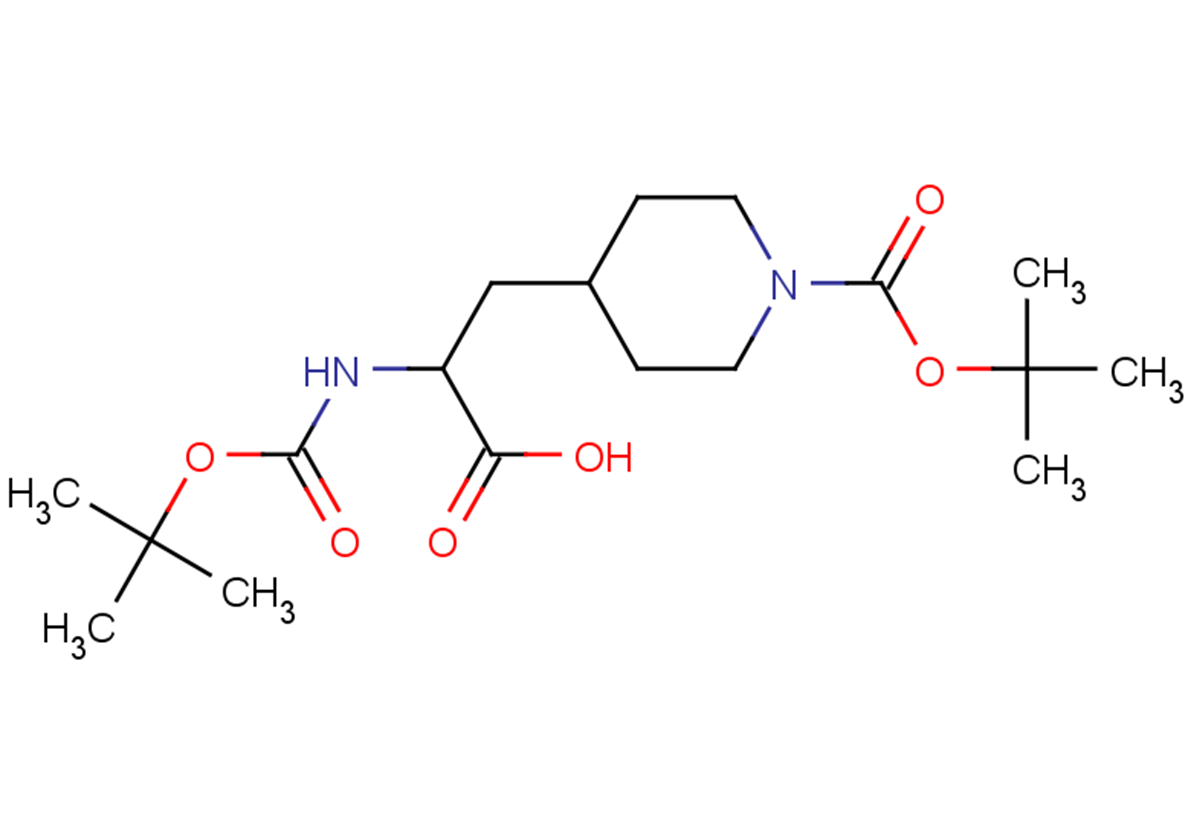 2-{[(tert-butoxy)carbonyl]amino}-3-{1-[(tert-butoxy)carbonyl]piperidin-4-yl}propanoic acid