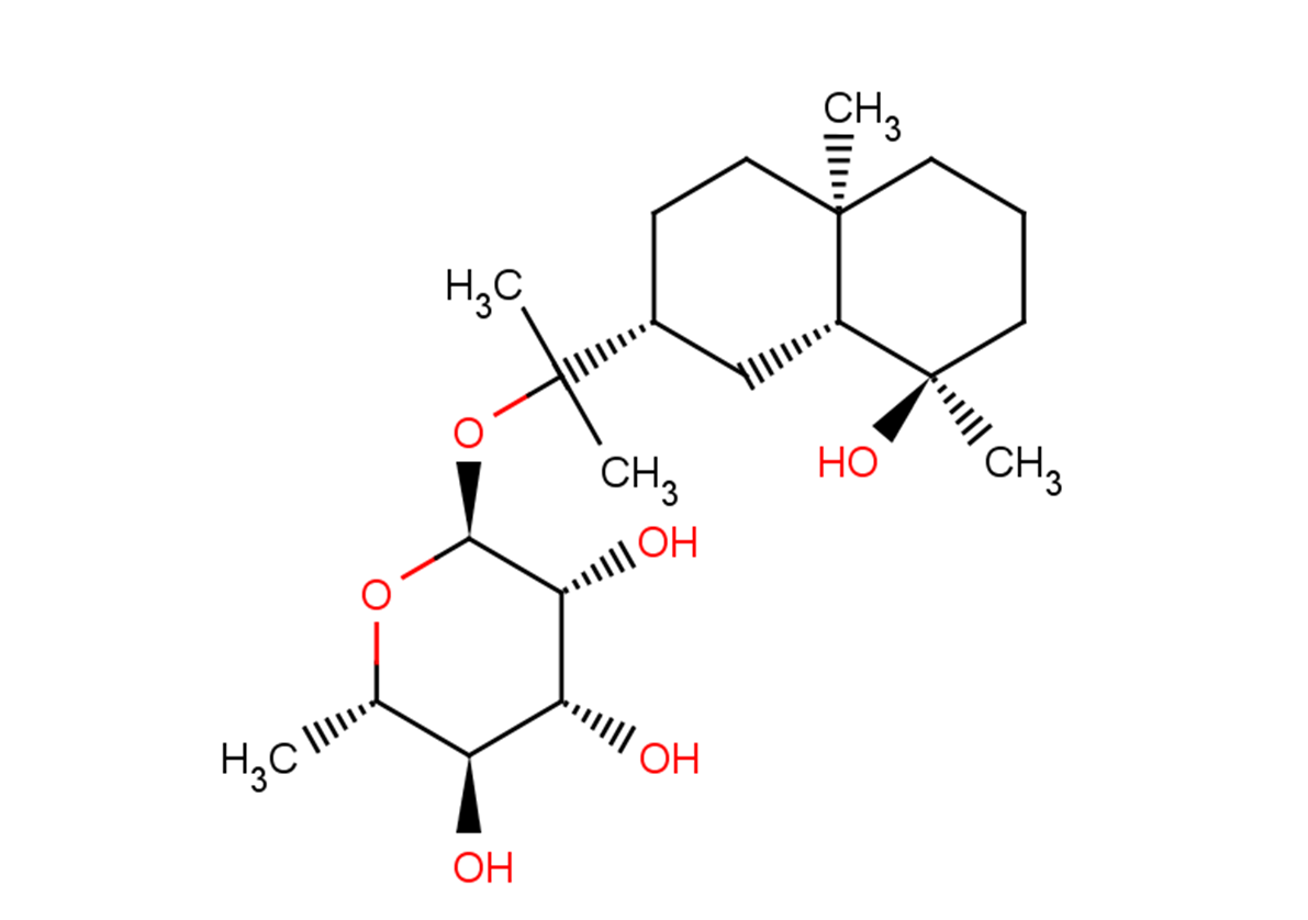 Cryptomeridiol 11-rhamnoside