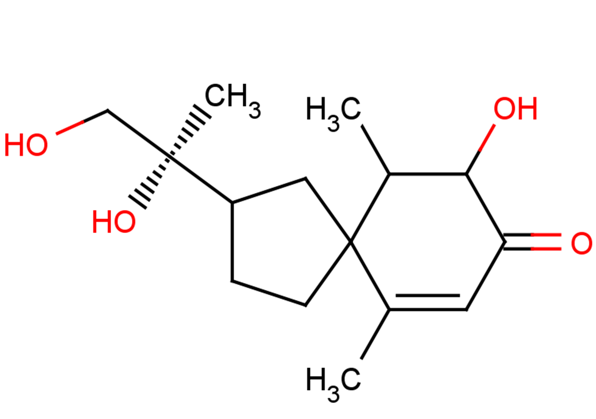 3,11,12-Trihydroxyspirovetiv-1(10)-en-2-one