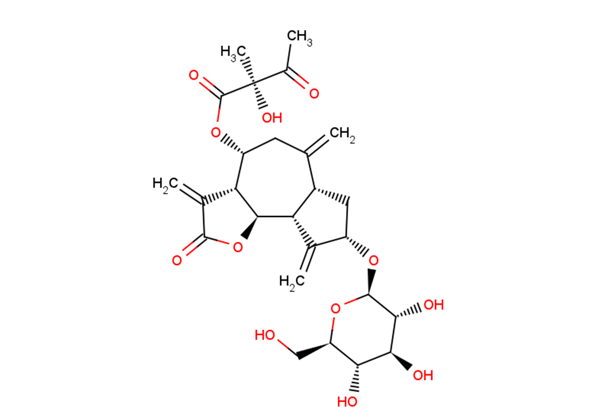 8β-(2-Hydroxy-2-methyl-3-oxobutyryloxy)glucozaluzanin C