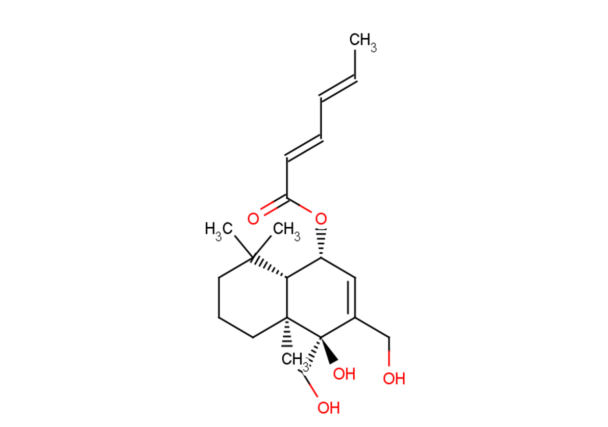 6β-(Hexa-2,4-dienoyloxy)-9α,12-dihydroxydrimenol