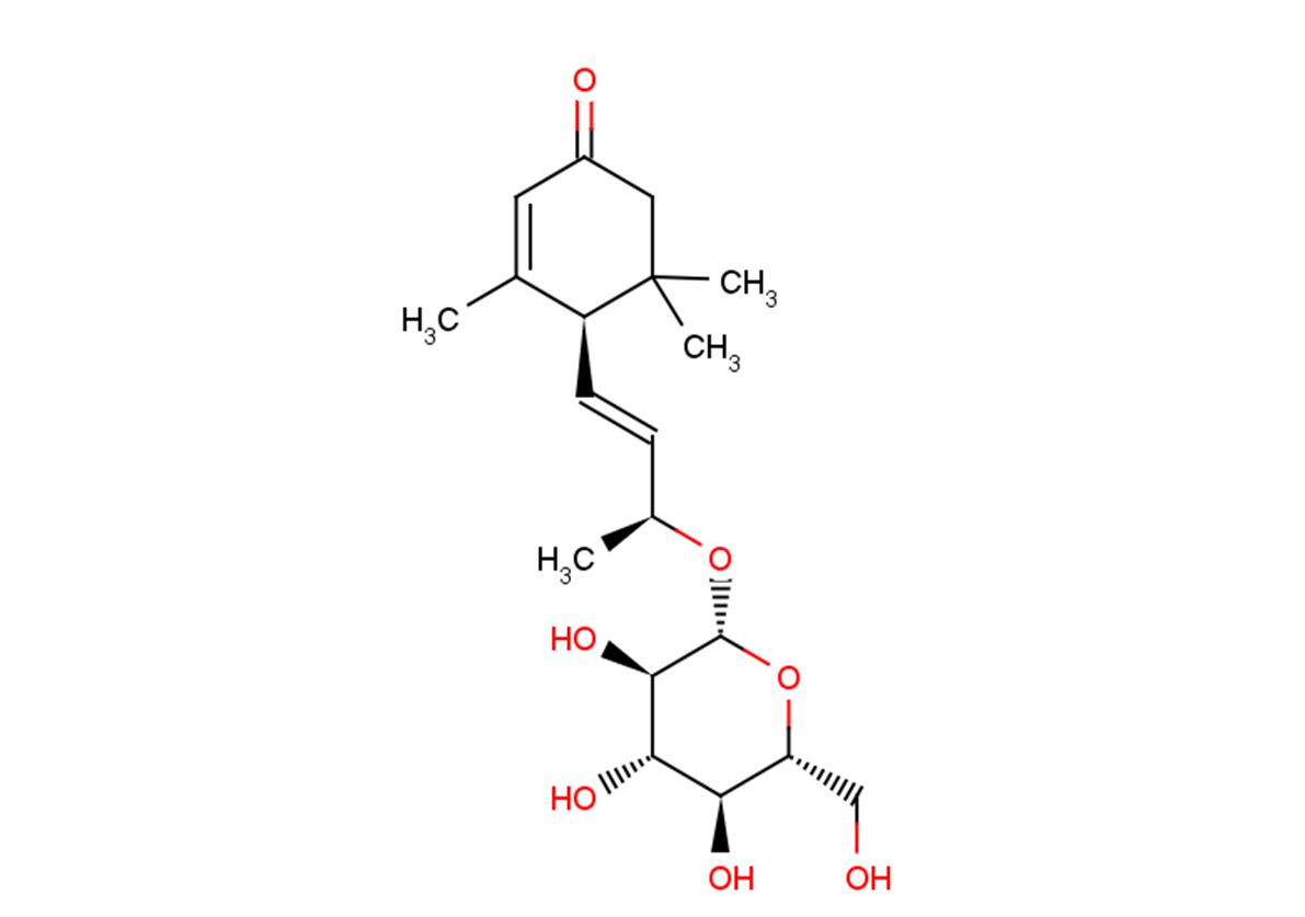 (6R,9S)-3-Oxo-α-ionol glucoside