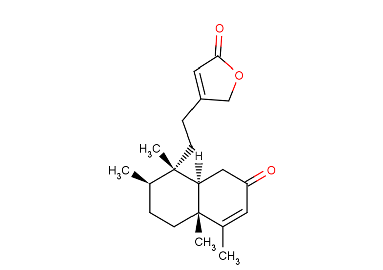 2-Oxocleroda-3,13-dien-15,16-olide