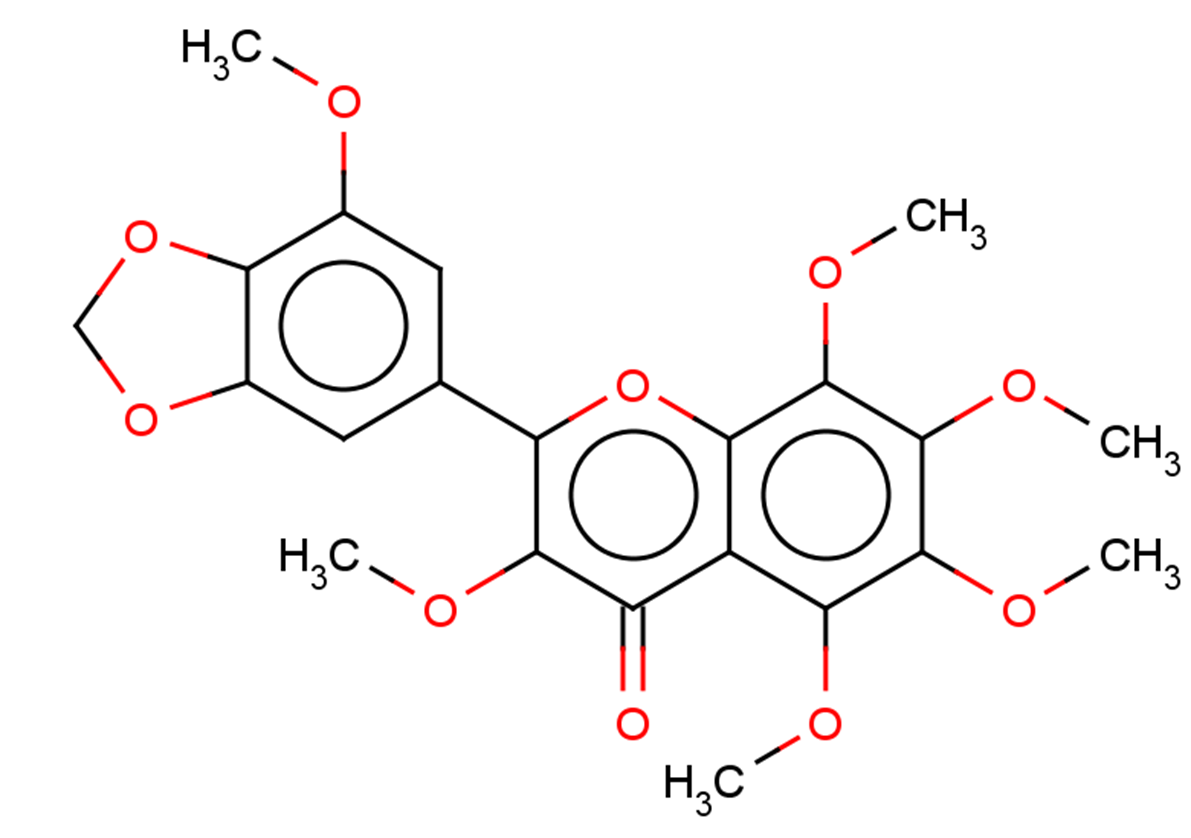 5-Hydroxy-3,6,7,8,3'-pentamethoxy-4',5'-methylenedioxyflavone