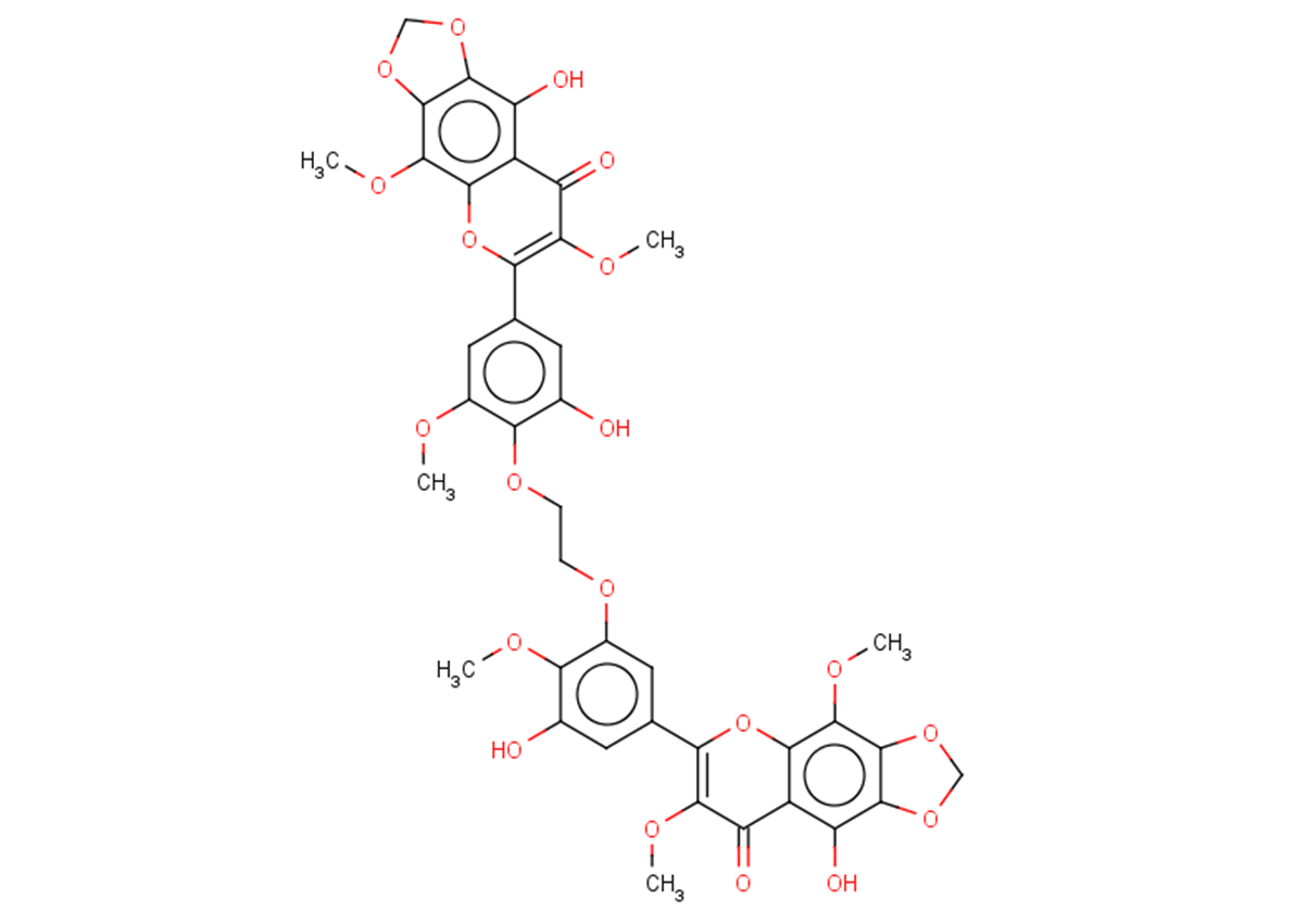5,5'-Dihydroxy-3,8,3',4'-tetramethoxy-6,7-methylenedioxyflavone