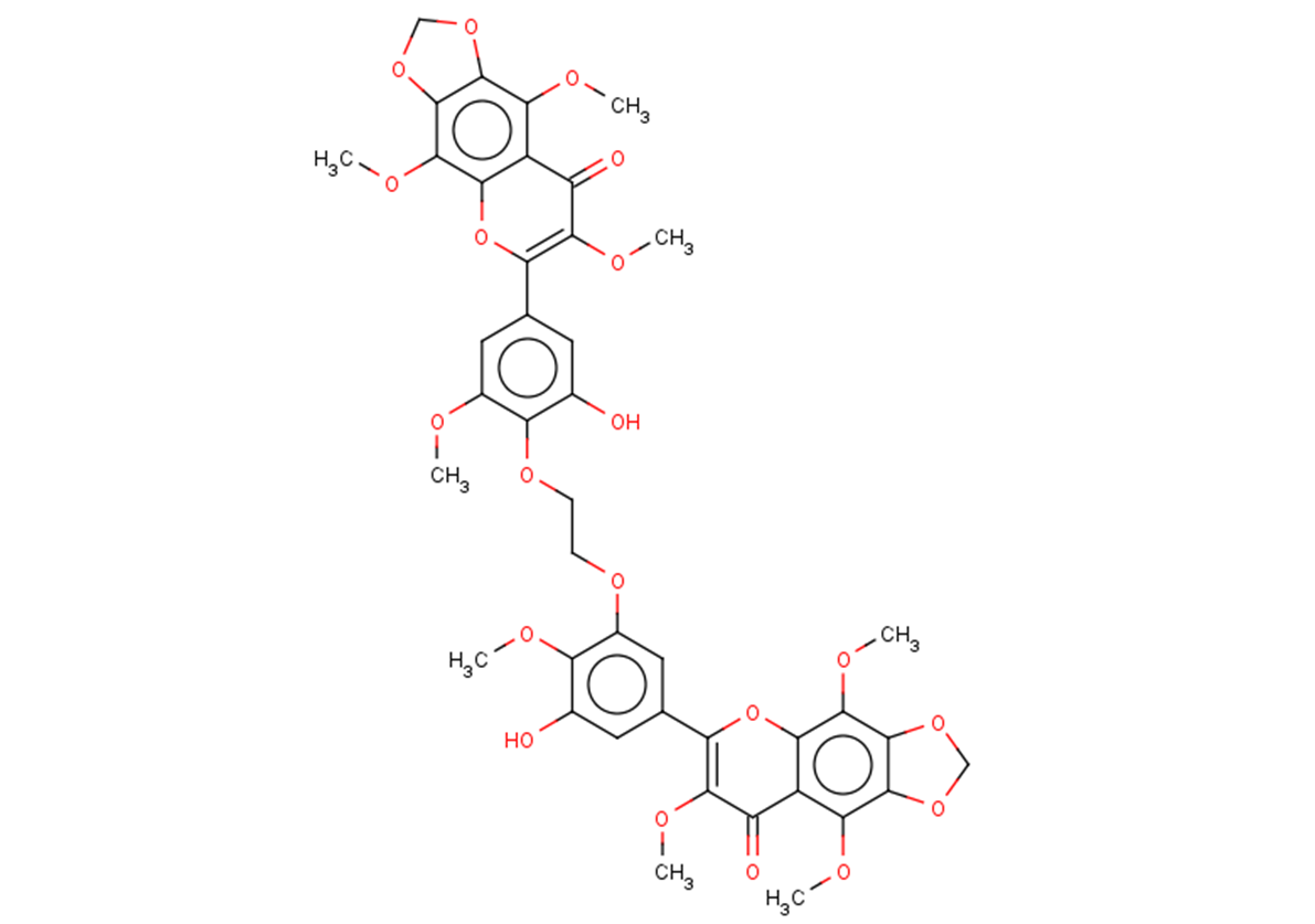 3'-Hydroxy-3,5,8,4',5'-pentamethoxy-6,7-methylenedioxyflavone