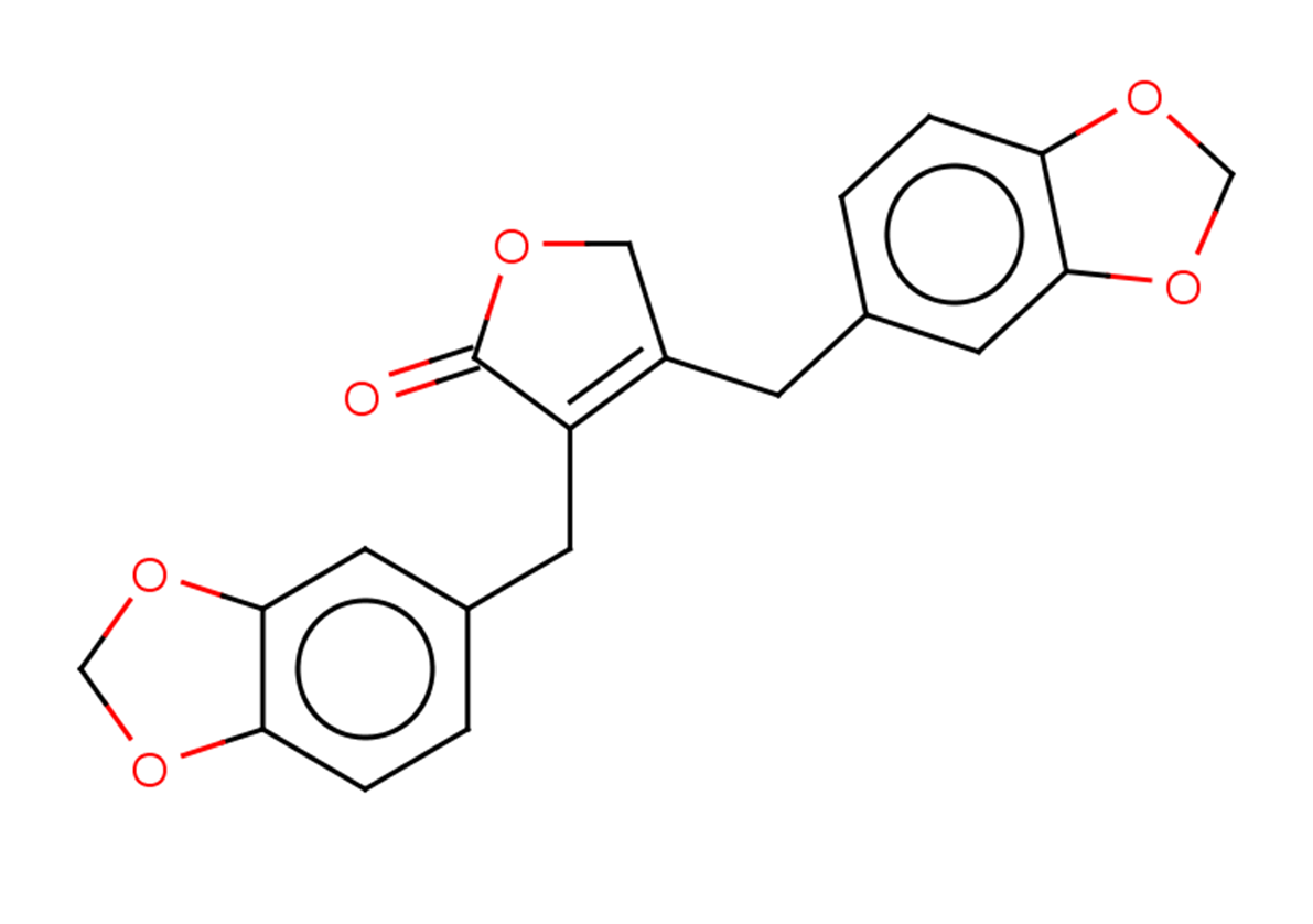 2,3-Di(3',4'-methylenedioxybenzyl)-2-buten-4-olide