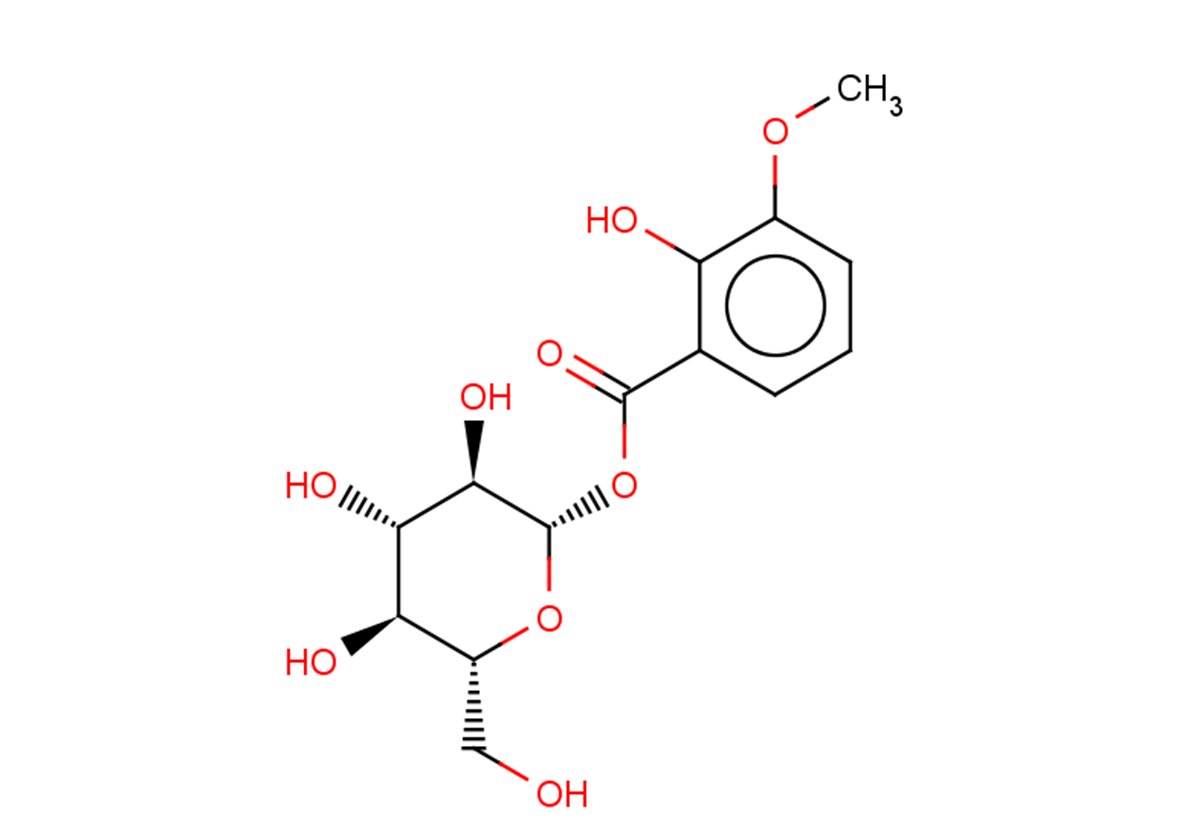 2-Hydroxy-3-methoxybenzoic acid glucose ester