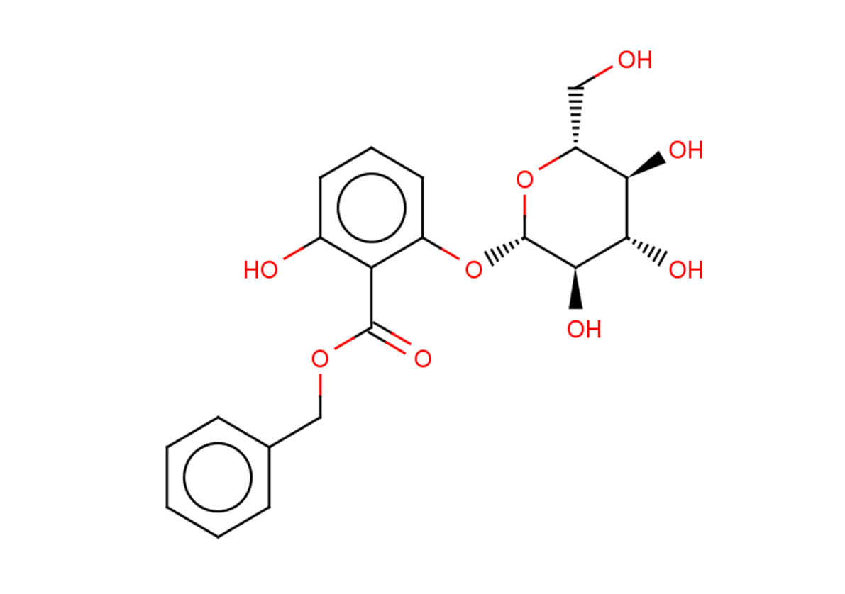 Benzyl 2-hydroxy-6-(β-glucosyloxy)benzoate
