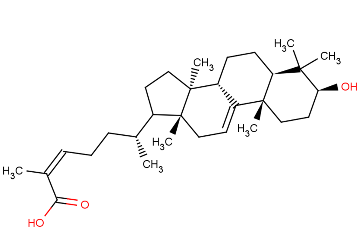 3β-Hydroxylanosta-9(11),24Z-dien-26-oic acid