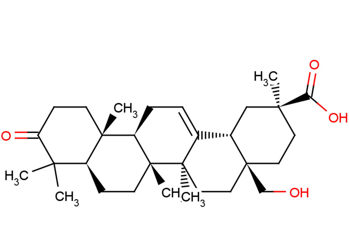 28-Hydroxy-3-oxoolean-12-en-29-oic acid