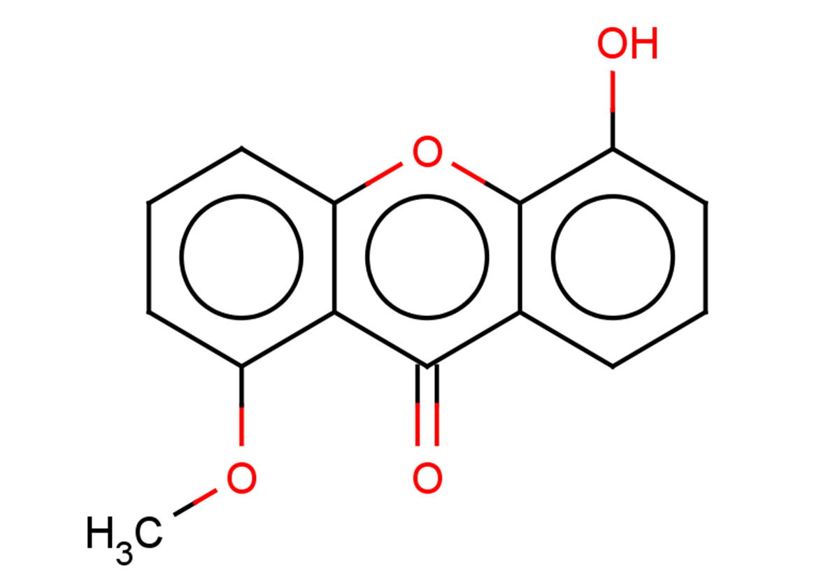 5-Hydroxy-1-methoxyxanthone