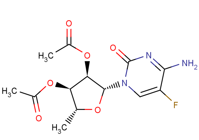 2',3'-Di-O-acetyl-5'-deoxy-5-fluorocytidine