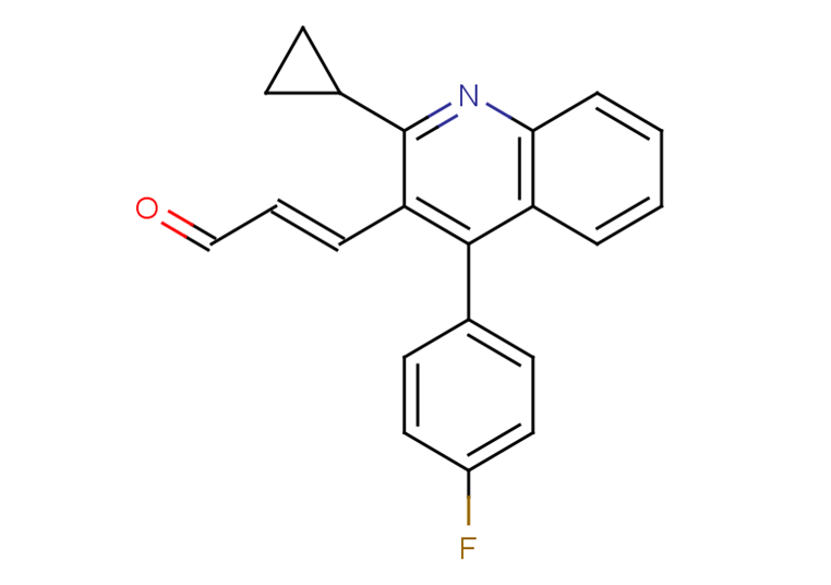 3-[2-Cyclopropyl-4-(4-fluorophenyl)-3-quinolinyl-2-propenal