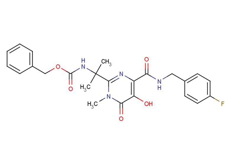 Benzyl(2-(4-((4-fluorobenzyl)carbamoyl)-5-hydroxy-1-methyl-6-oxo-1,6-dihydropyrimidin-2-yl)propan-2-yl)carbamate