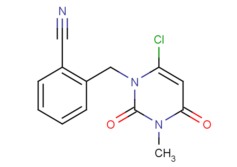 2-[(6-Chloro-3,4-dihydro-3-methyl-2,4-dioxo-1(2H)-pyrimidinyl)methyl]benzonitrile