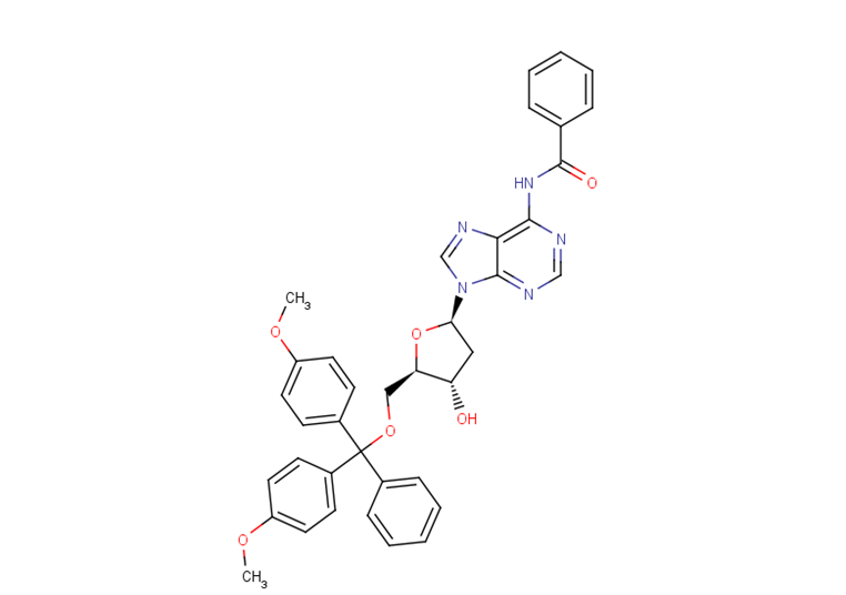 N6-Benzoyl-5'-O-(4,4'-dimethoxytrityl)-2'-deoxyadenosine