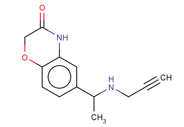 6-{1-[(prop-2-yn-1-yl)amino]ethyl}-3,4-dihydro-2H-1,4-benzoxazin-3-one