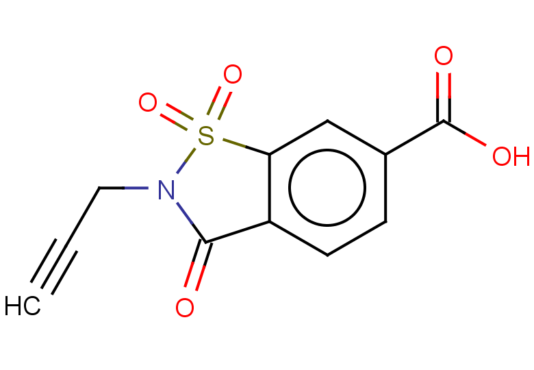 1,1,3-trioxo-2-(prop-2-yn-1-yl)-2,3-dihydro-1lambda6,2-benzothiazole-6-carboxylic acid
