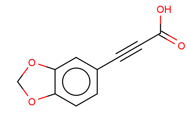 3-(1,3-dioxaindan-5-yl)prop-2-ynoic acid
