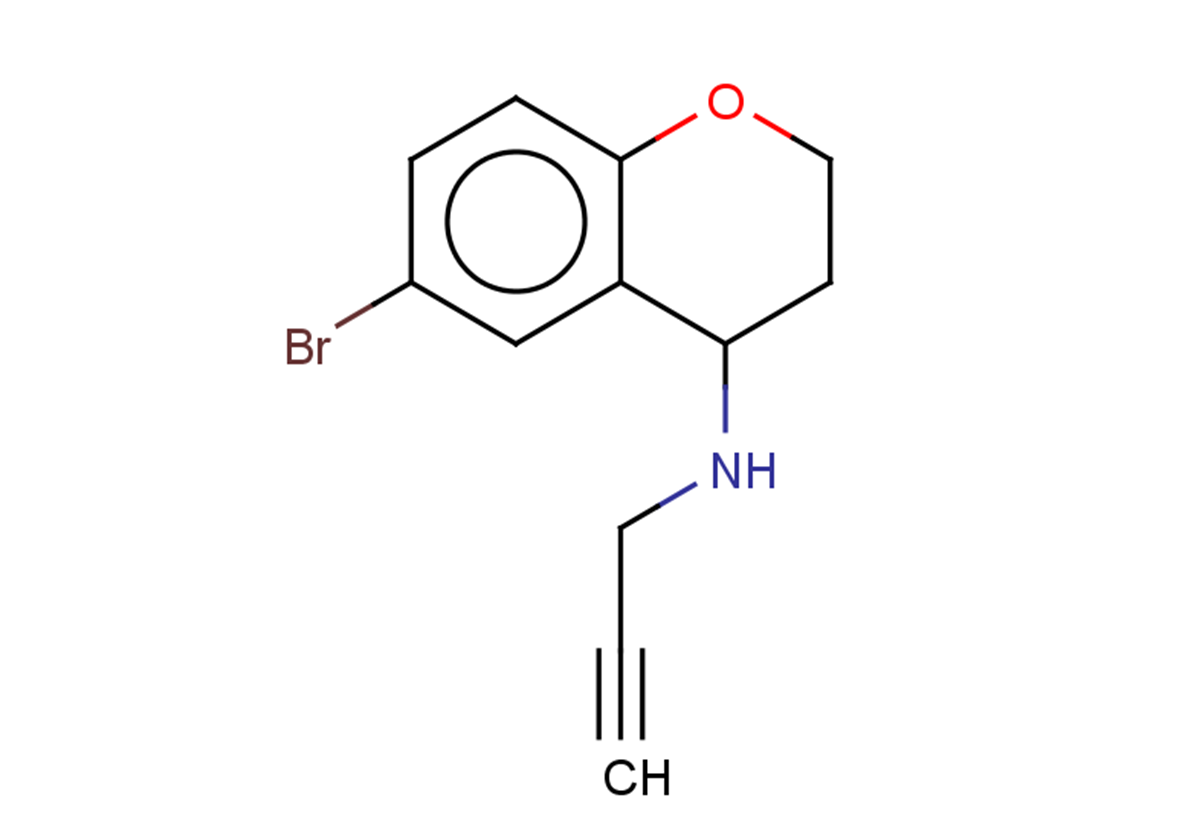 6-bromo-N-(prop-2-yn-1-yl)-3,4-dihydro-2H-1-benzopyran-4-amine